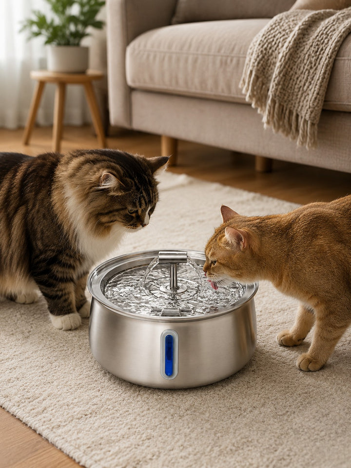 Flowing Cat Water Fountain