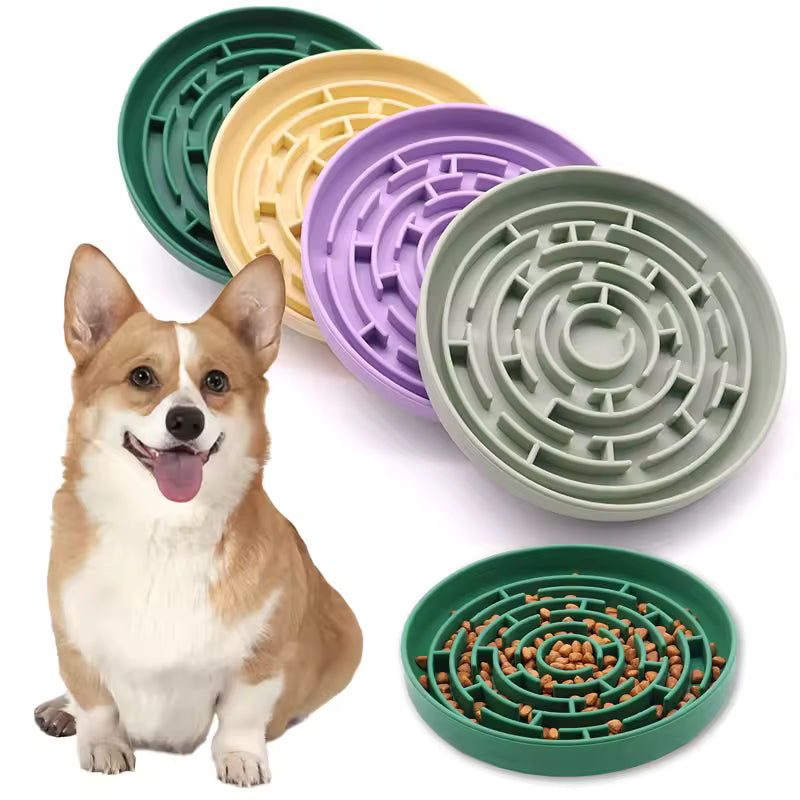 Slow Feeding Silicone Dog Bowl Mat