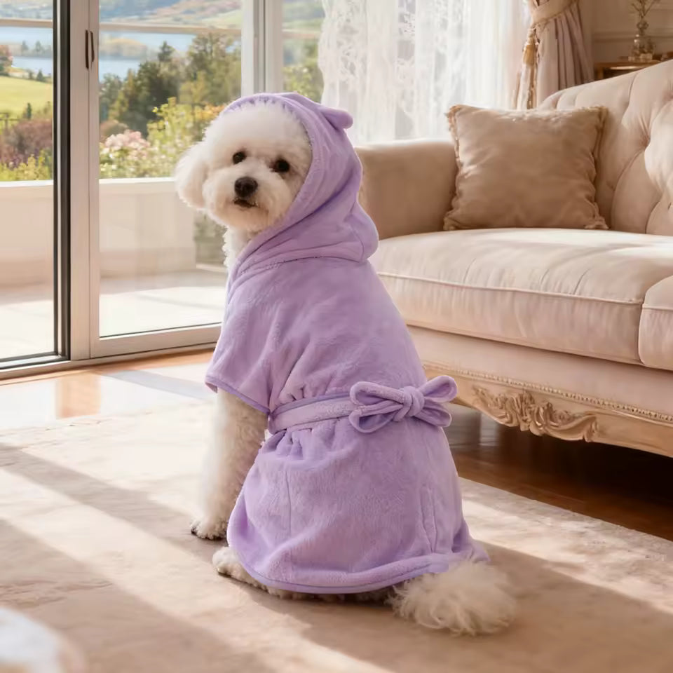 Quick Dry Pet Bathrobe Towel