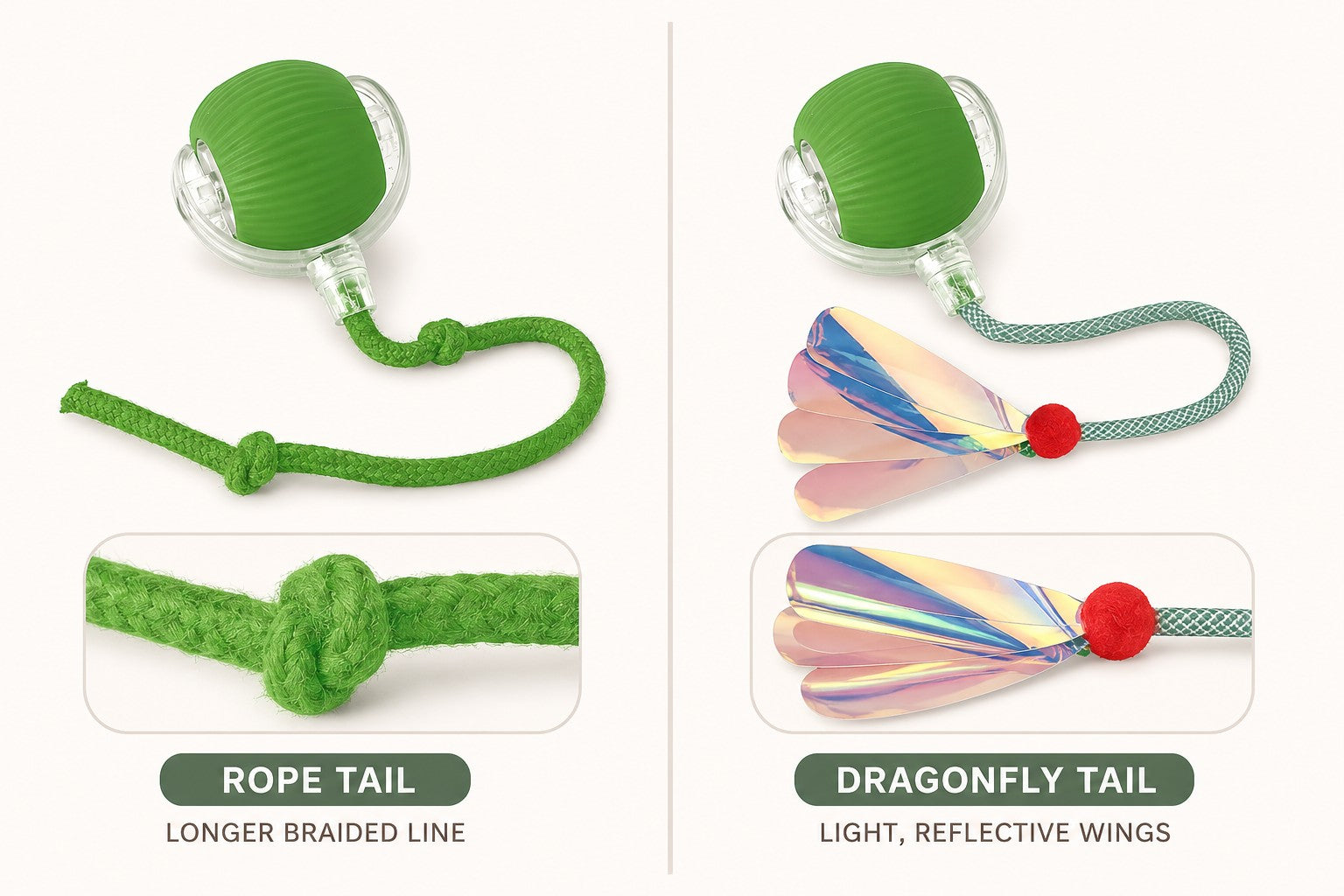 Rope Tail and Dragonfly Tail detail guide