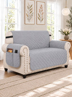 Loveseat in Light Gray