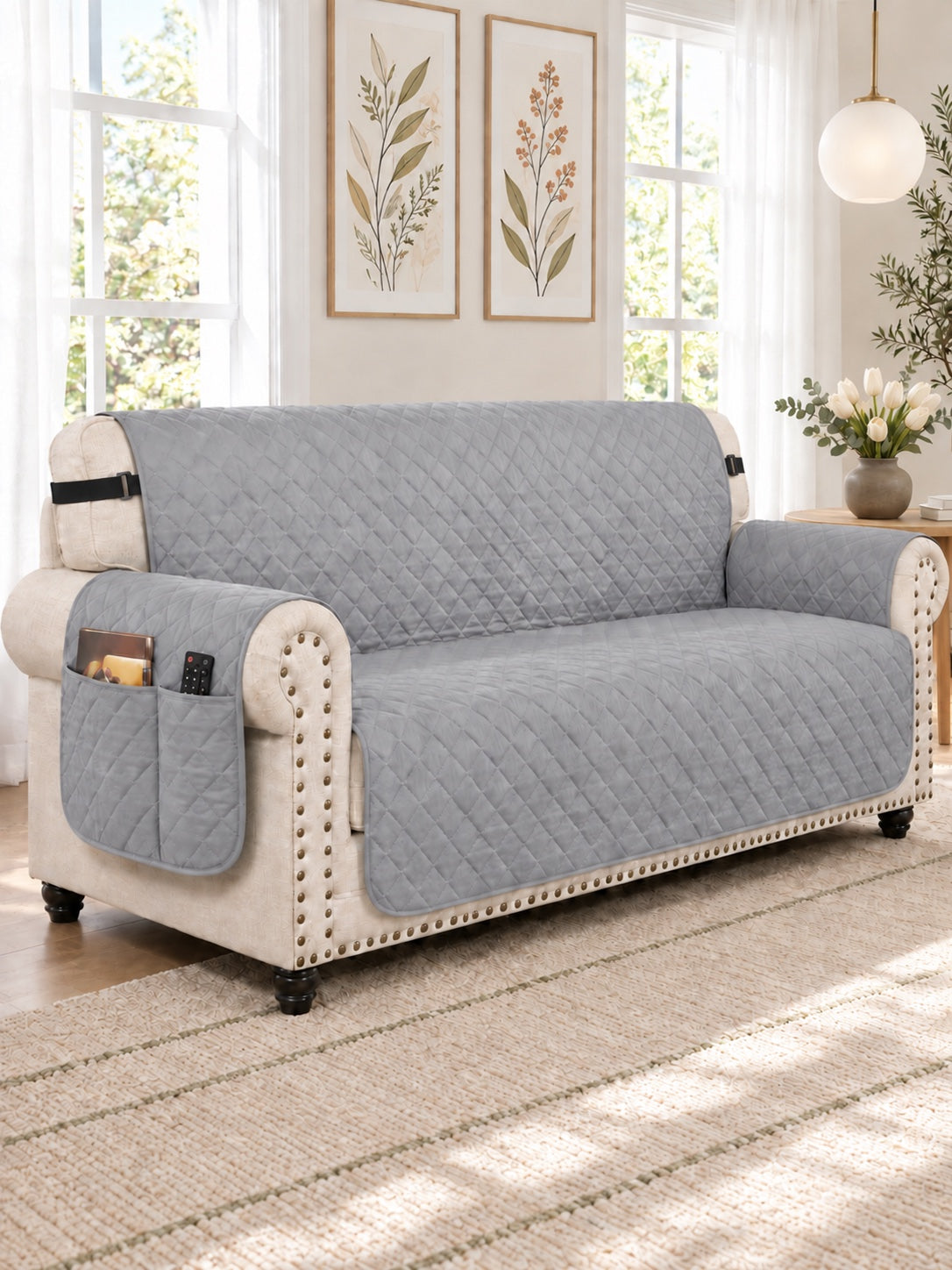 Sofa and XL Sofa in Light Gray