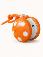 Orange Soccer Rope rechargeable rolling pet toy